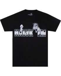 VLONE x Pop Smoke Hawk Em Tee Black