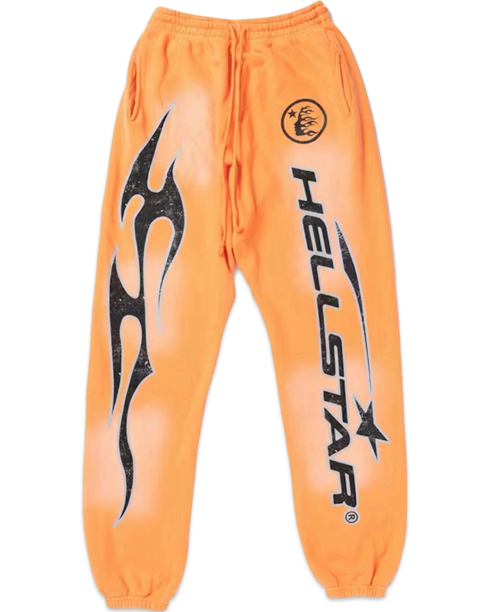 Hellstar Fire Sweatpants Orange