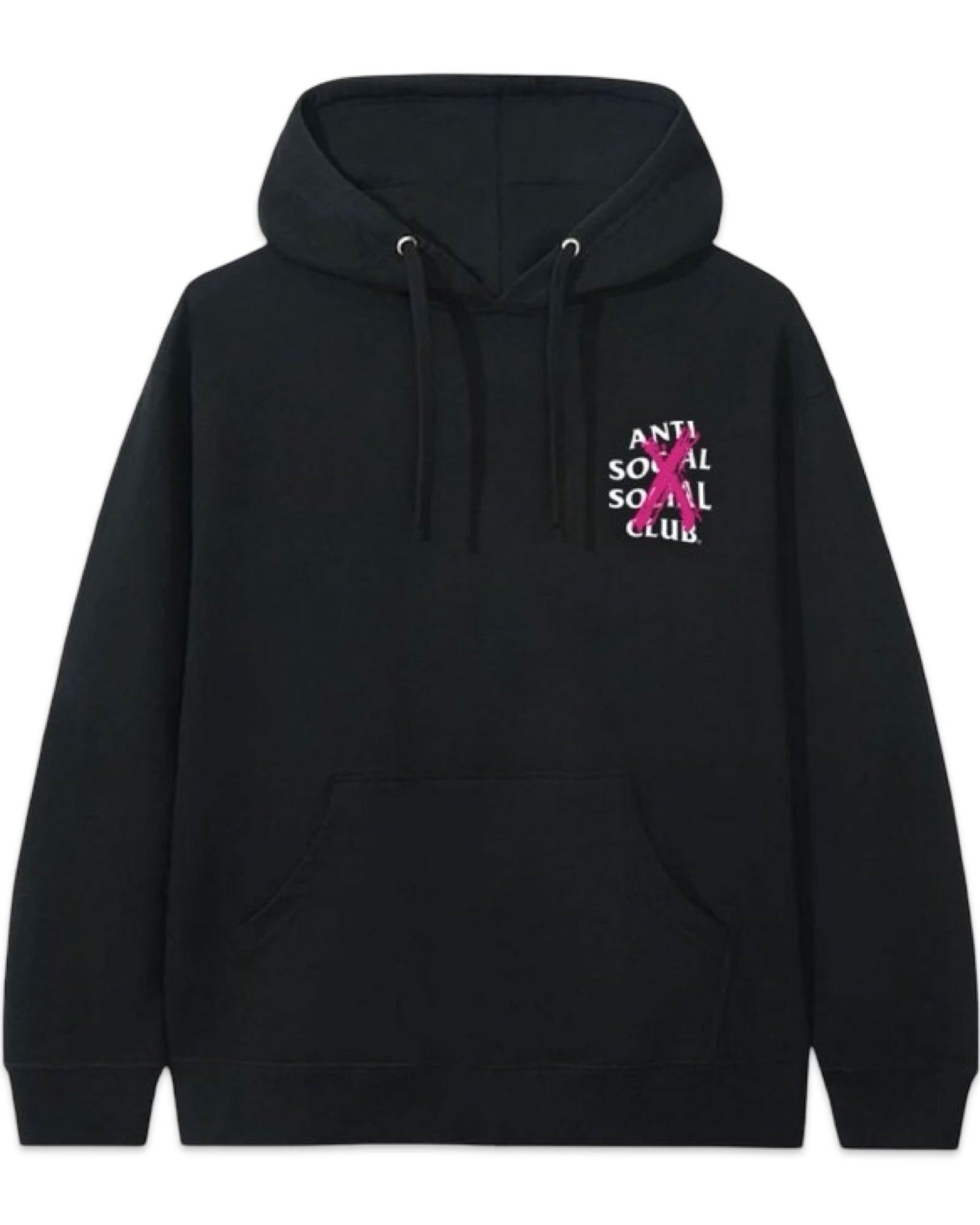 Anti Social Social Club Cancelled Hoodie Black