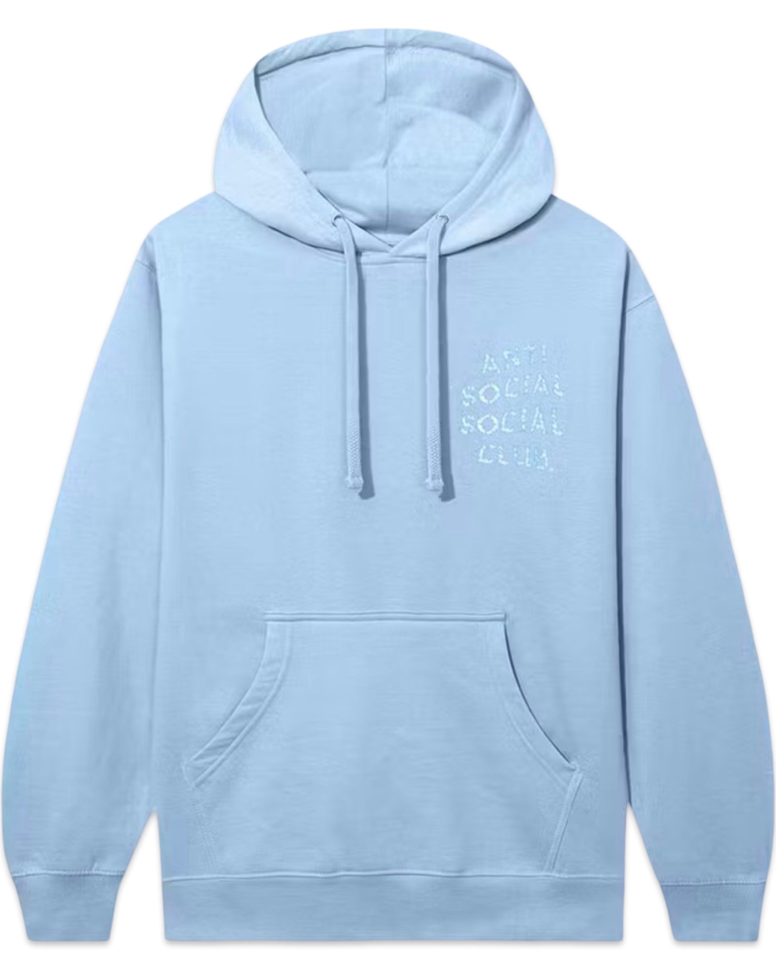 Anti Social Social Club Partly Cloudy Hoodie Light Blue