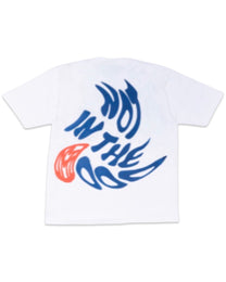 Mood Swings Swirl Tee White Blue