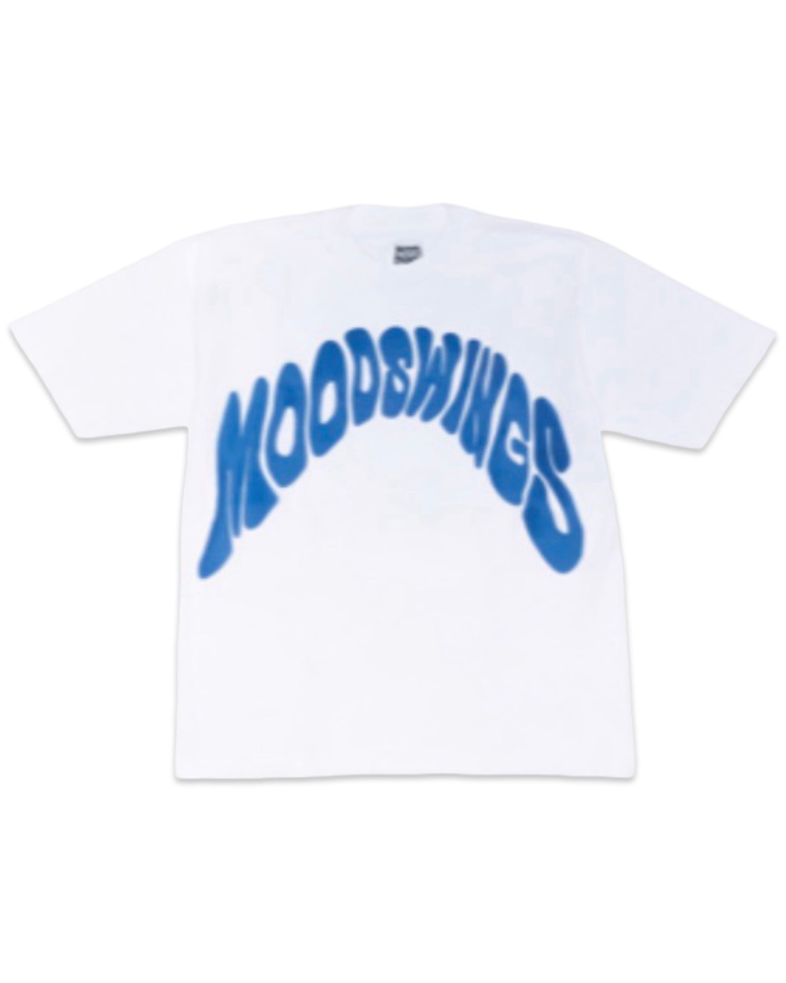 Mood Swings Swirl Tee White Blue