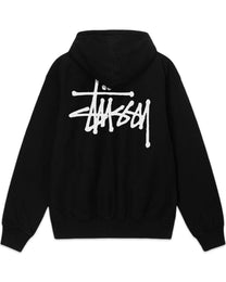 Stussy Classic Logo Hoodie Black