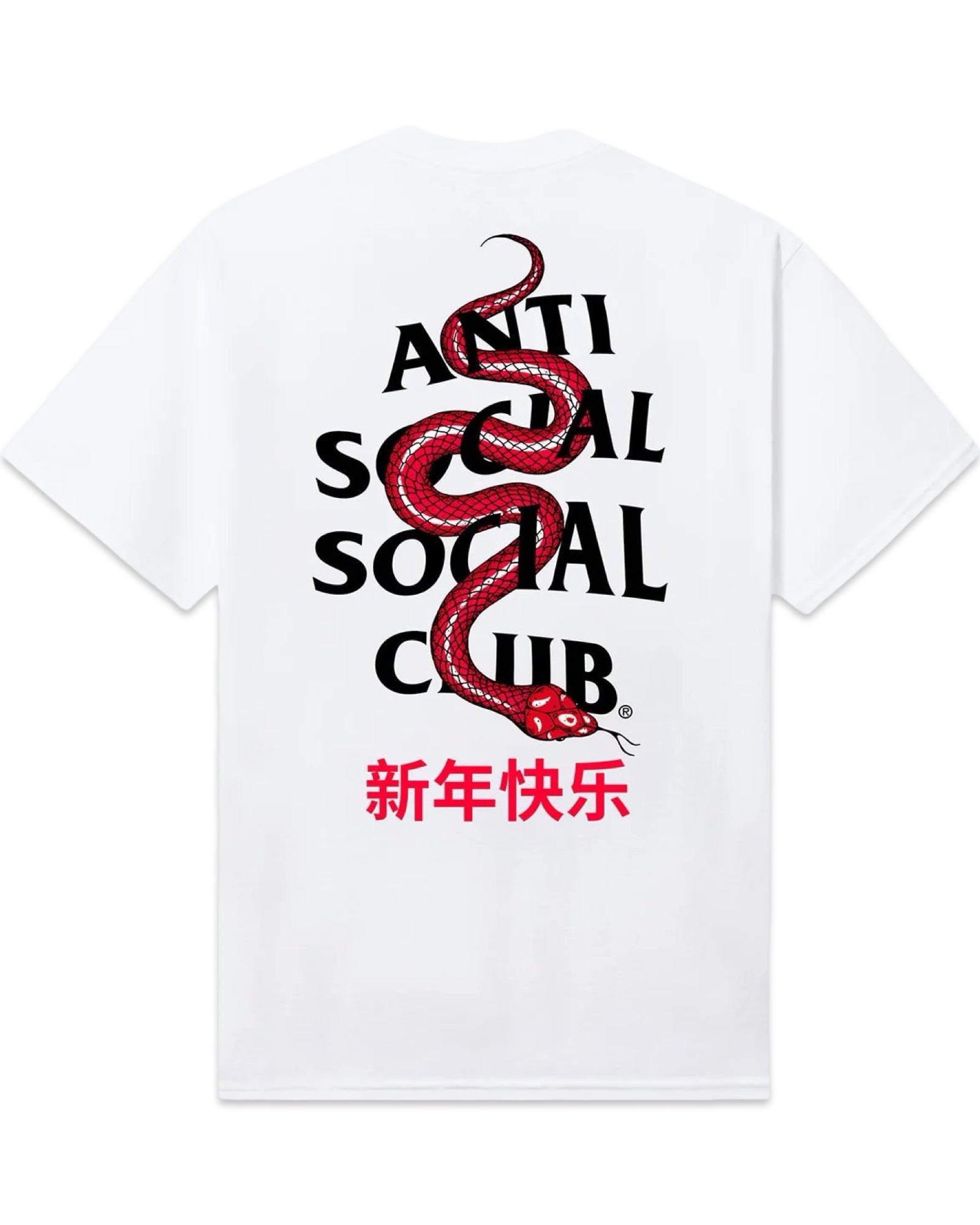 Anti Social Social Club Year of Snake Wisdom Tee White