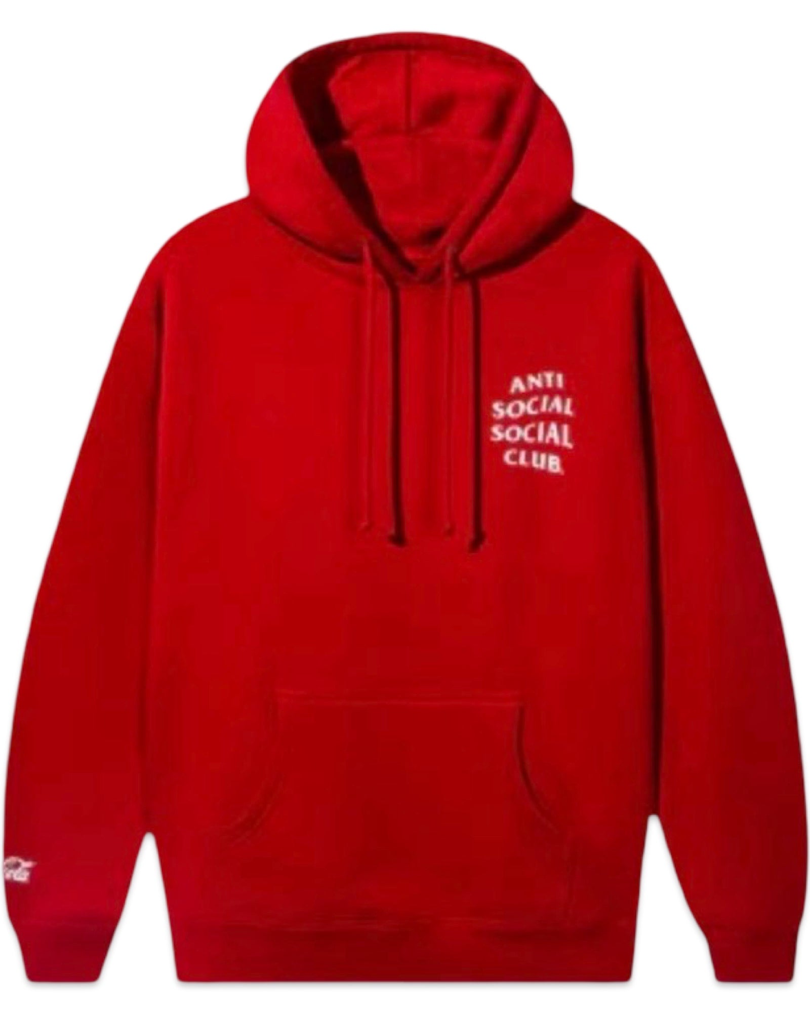 Anti Social Social Club x Coca Cola Hoodie Red