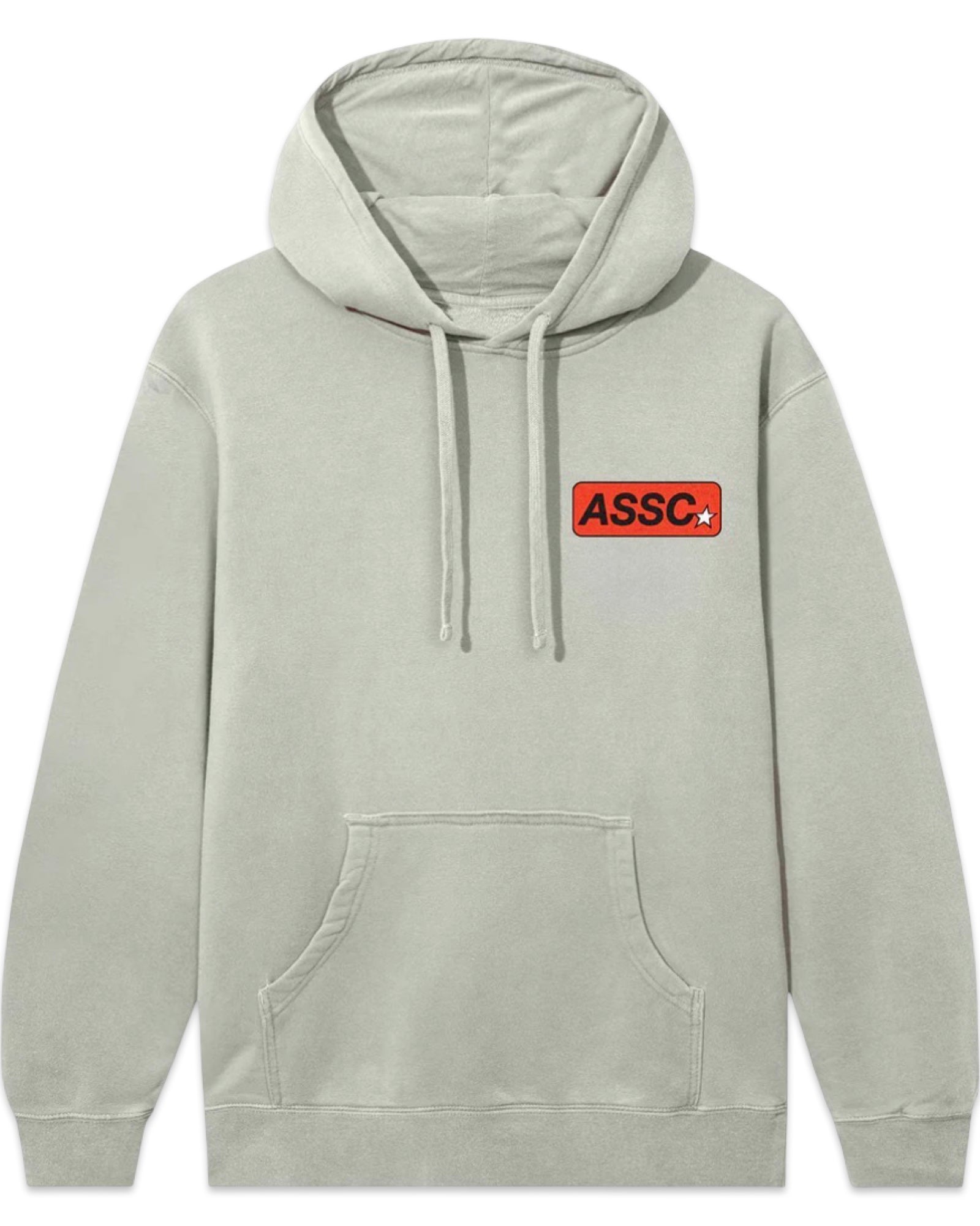 Anti Social Social Club Flames Hoodie Dusty Sage